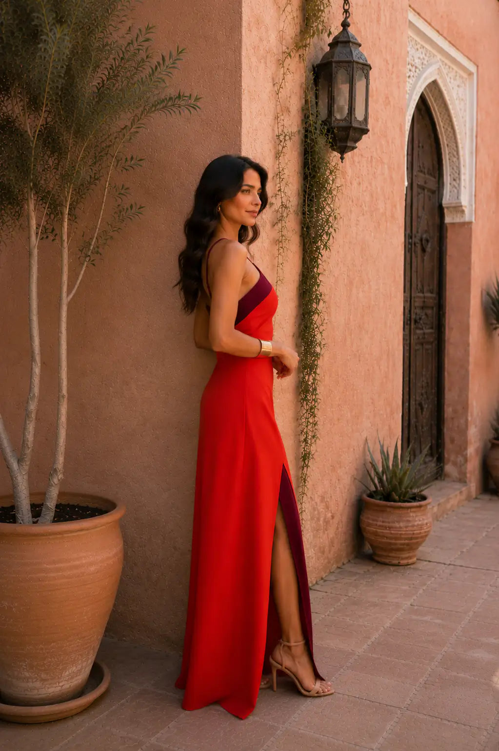 Tea | Vestido Oasis Rojo
