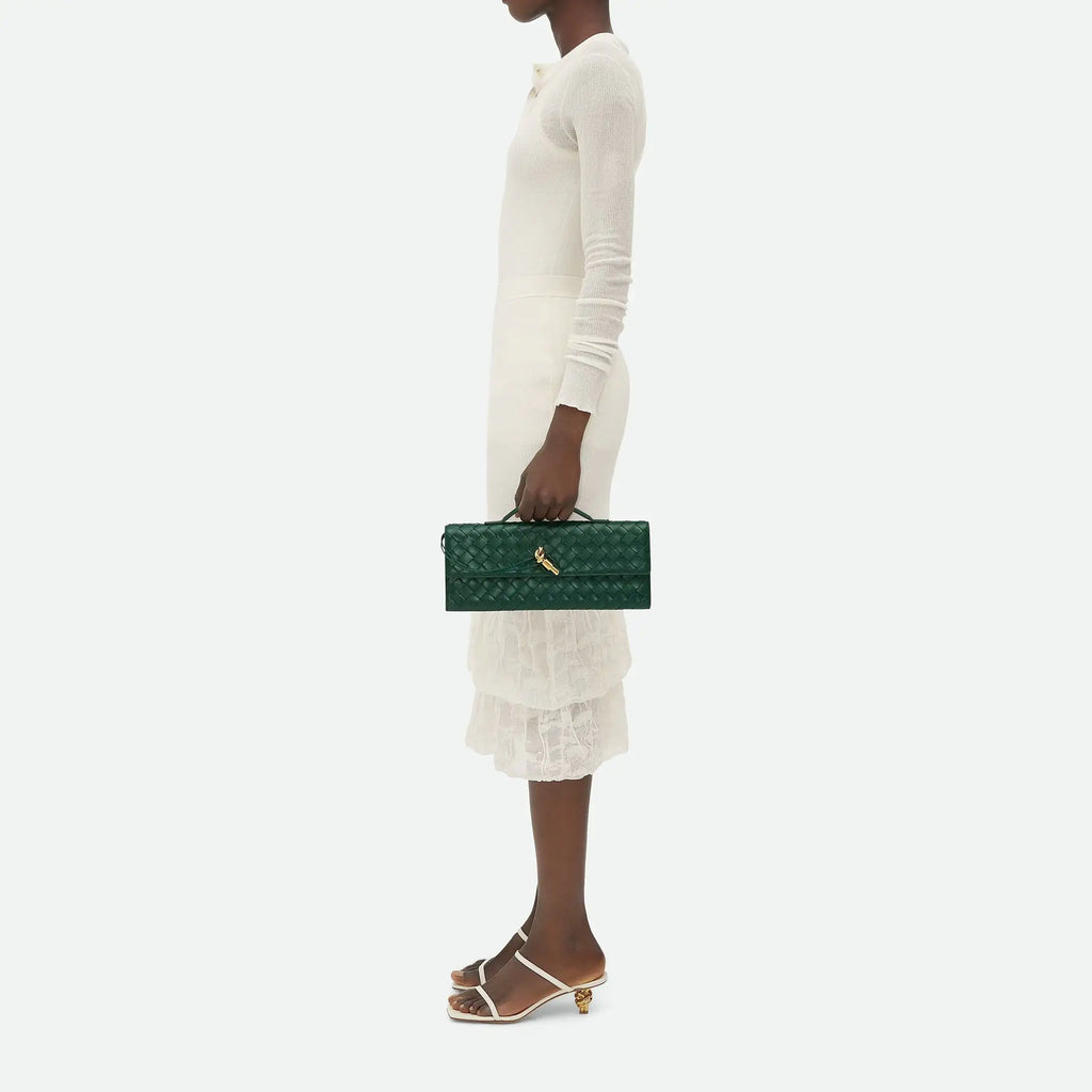 Eclipse | Clutch Alargado de Tejido Trenzado