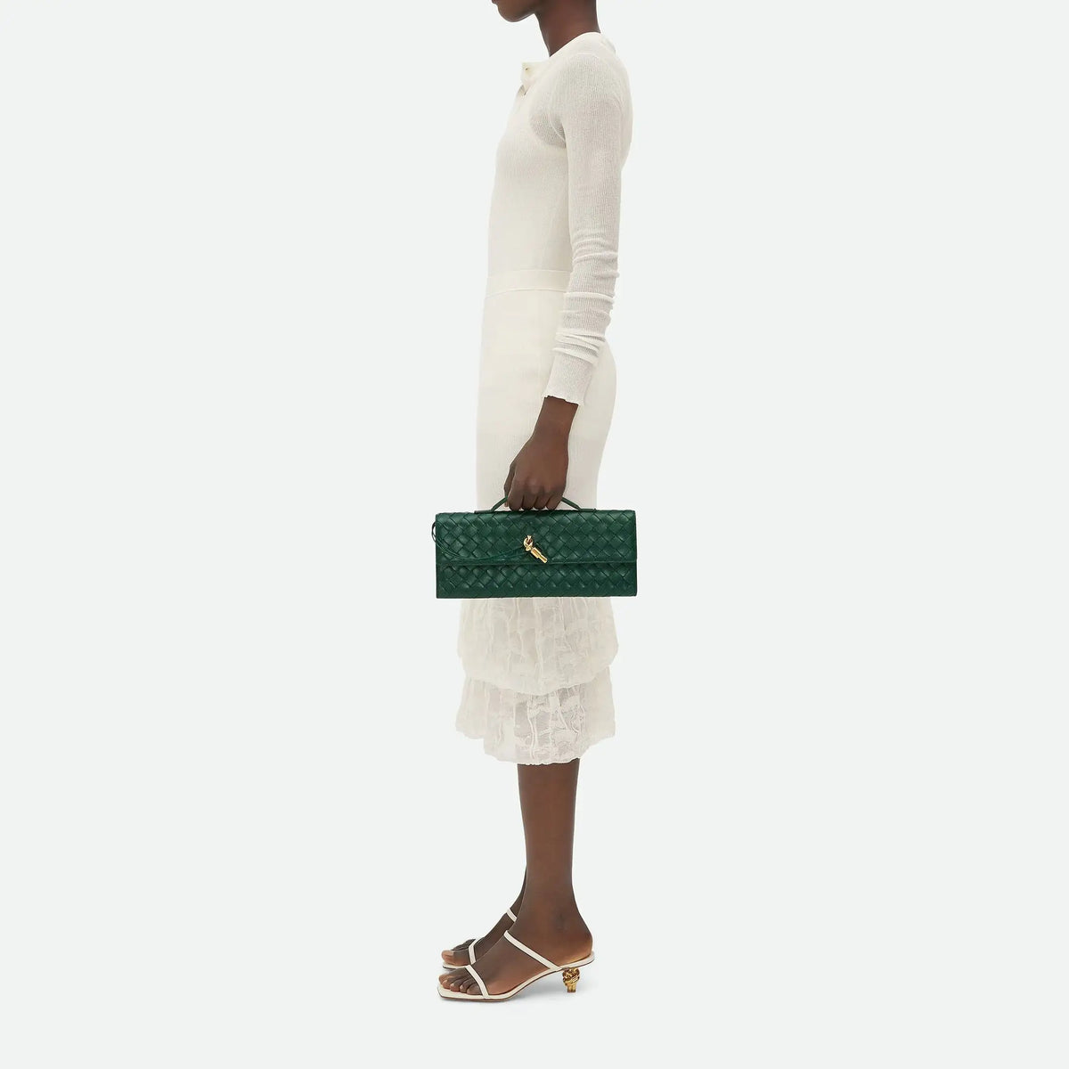 Eclipse | Clutch Alargado de Tejido Trenzado