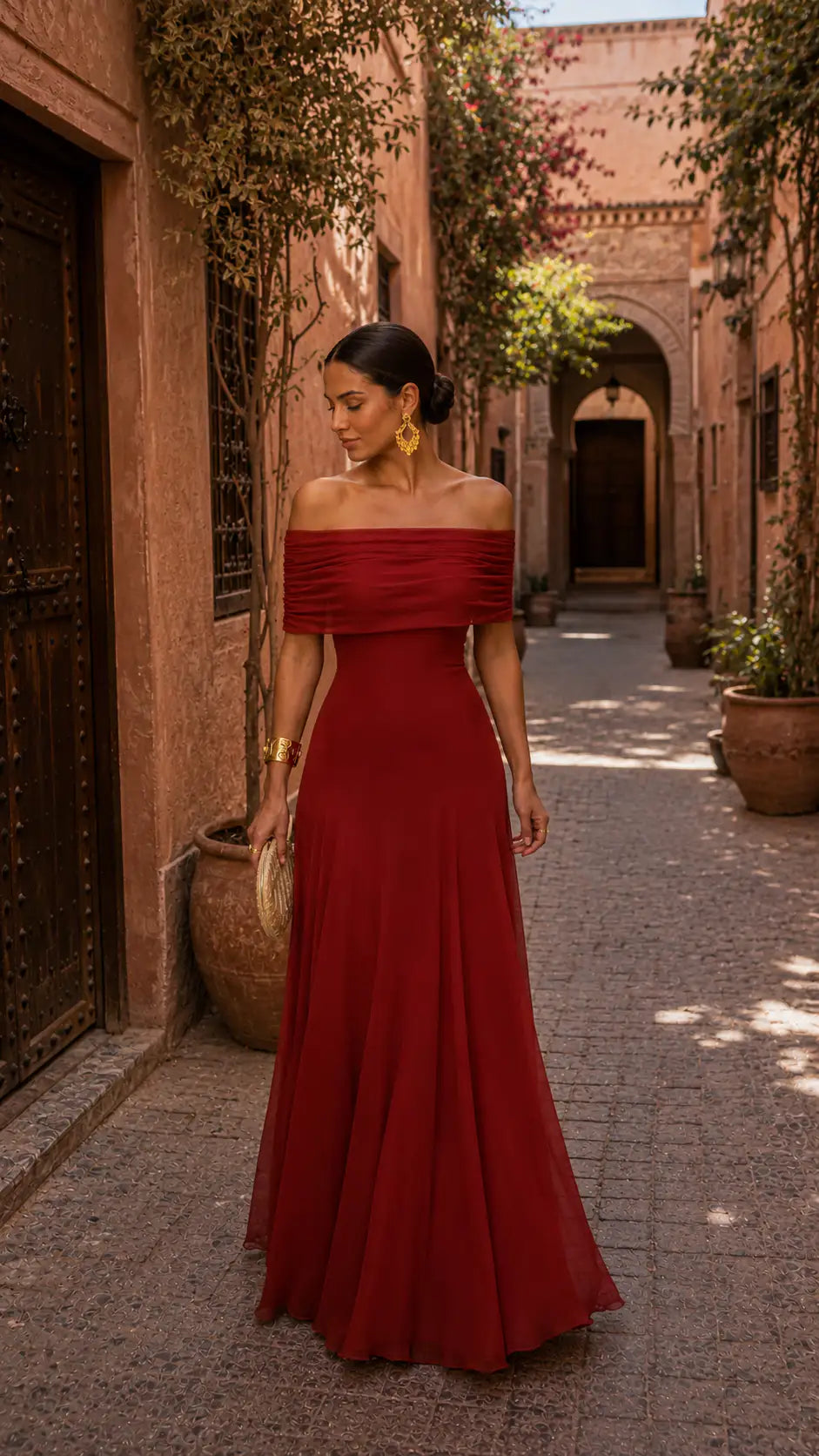 Viola | Vestido de Toledo Terracota