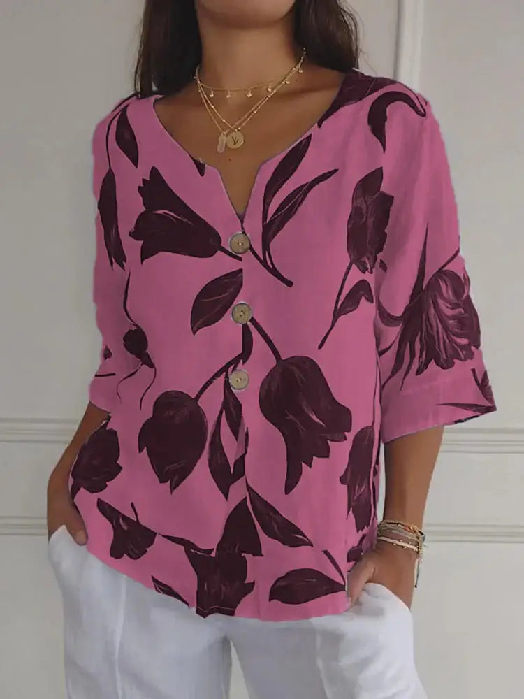 Gara | Blusa Floral para el Día a Día