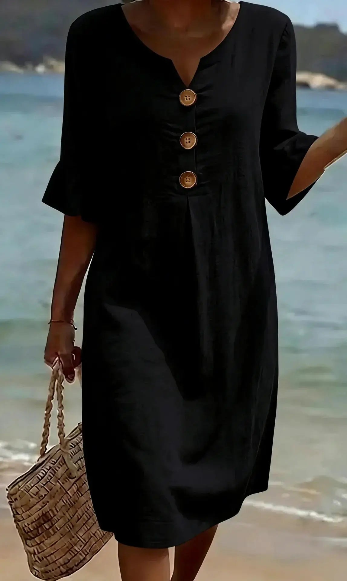 Formentera | Vestido de Lino Blanco