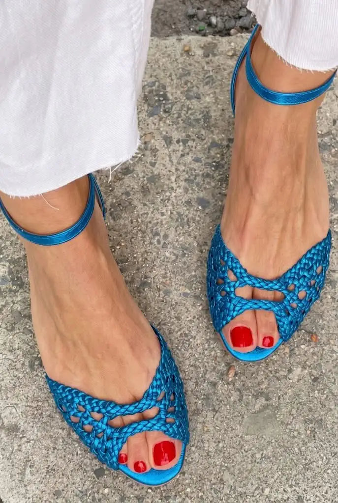 Herminia | Sandalias Trenzadas con Correa