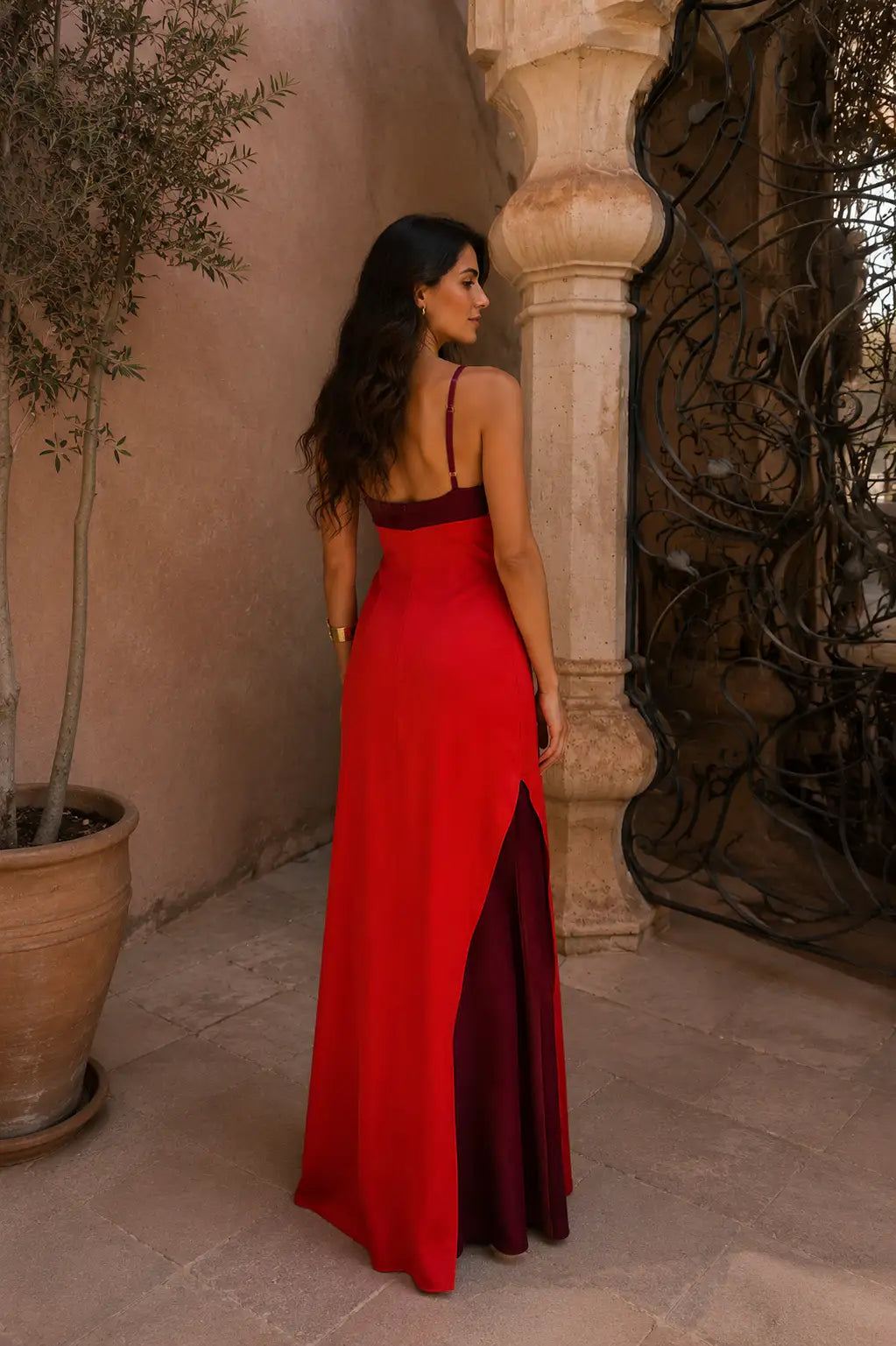 Tea | Vestido Oasis Rojo