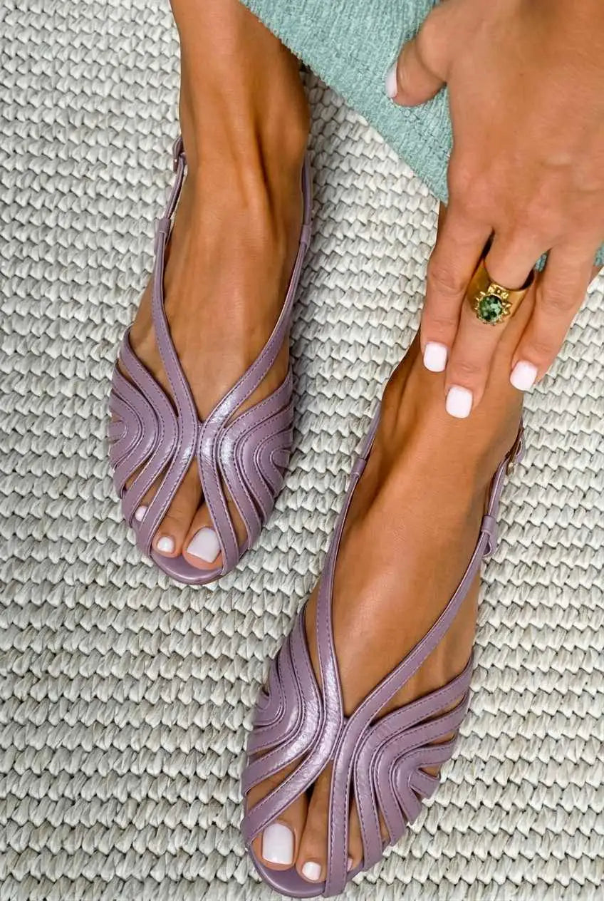 Jimena | Sandalias Negras con Correa