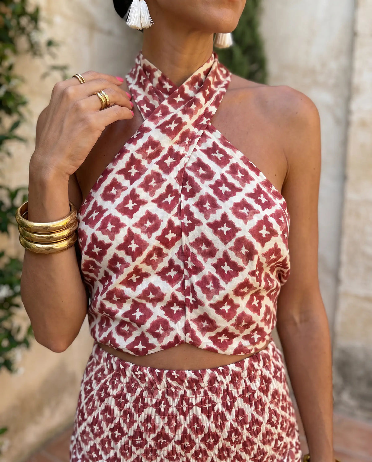 Elsa | Conjunto Elegante con Hombros Descubiertos