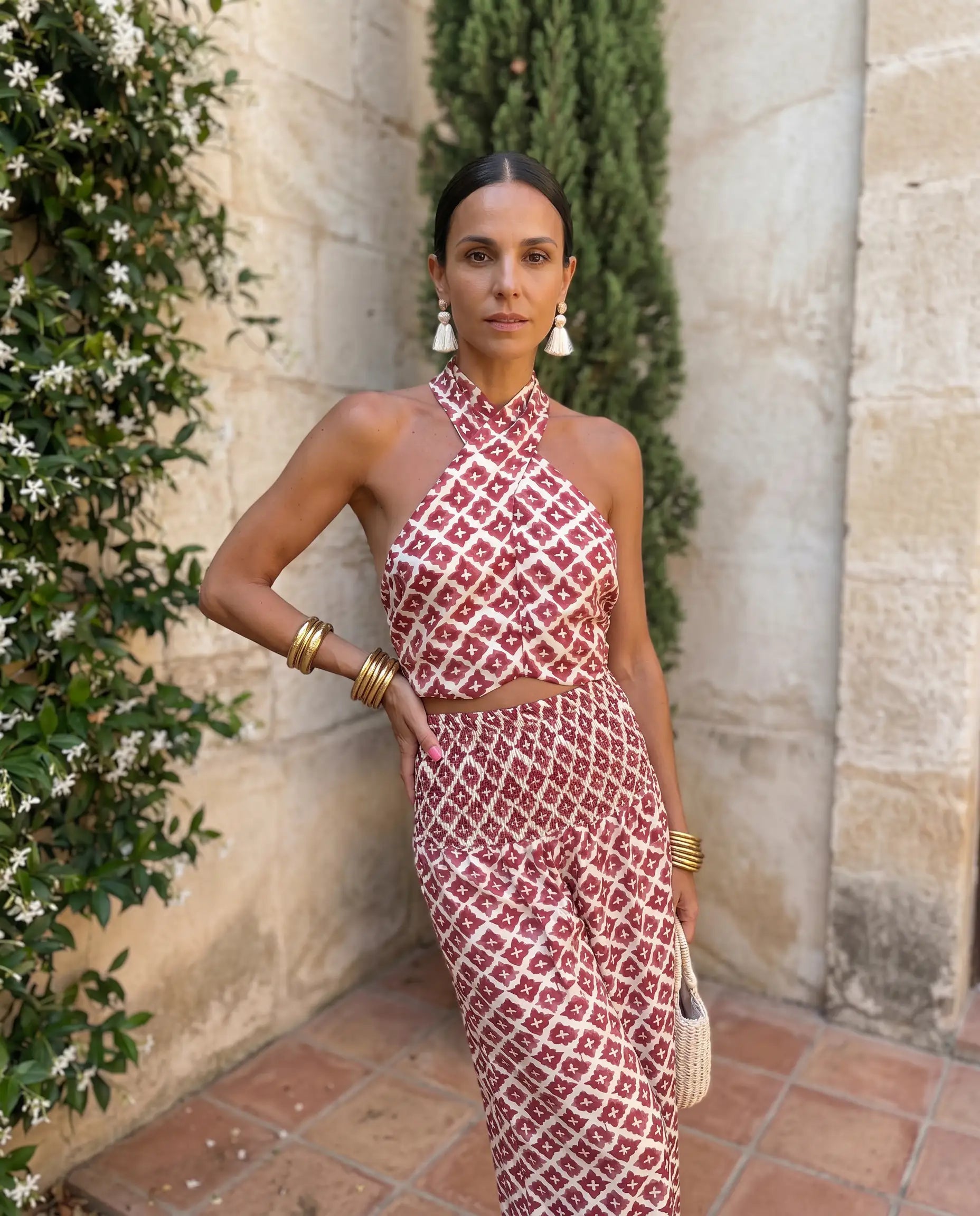 Elsa | Conjunto Elegante con Hombros Descubiertos