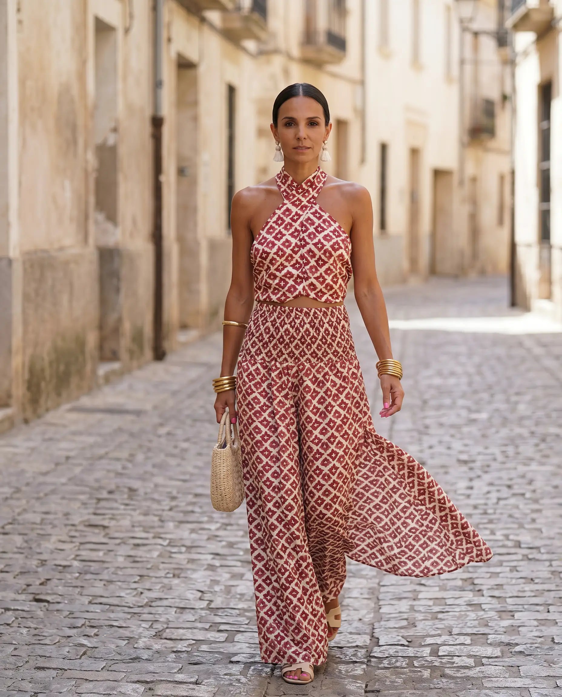 Elsa | Conjunto Elegante con Hombros Descubiertos