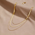Cadena dorada artesanal de mujer — Sere | Collar de Mujer