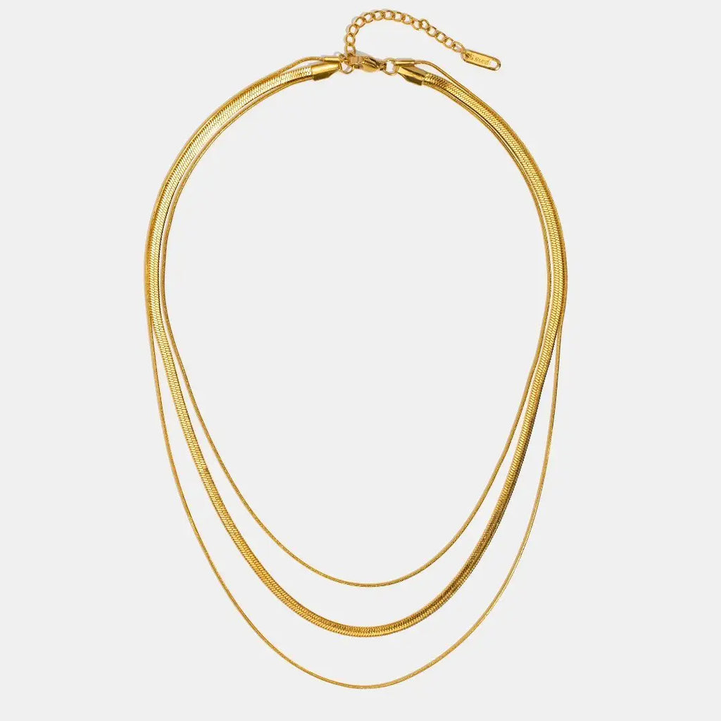 Cadena dorada artesanal de mujer — Sere | Collar de Mujer