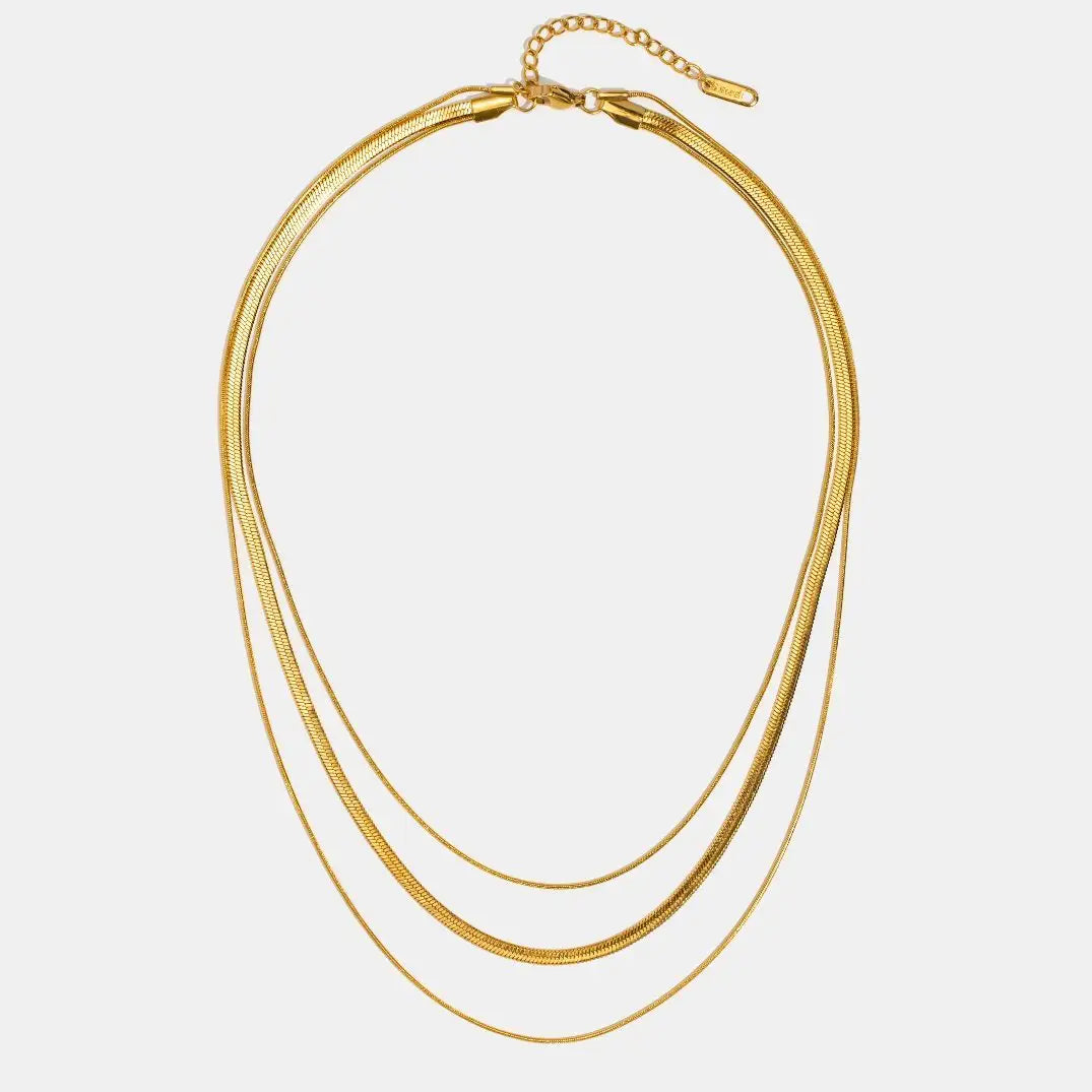 Cadena dorada artesanal de mujer — Sere | Collar de Mujer