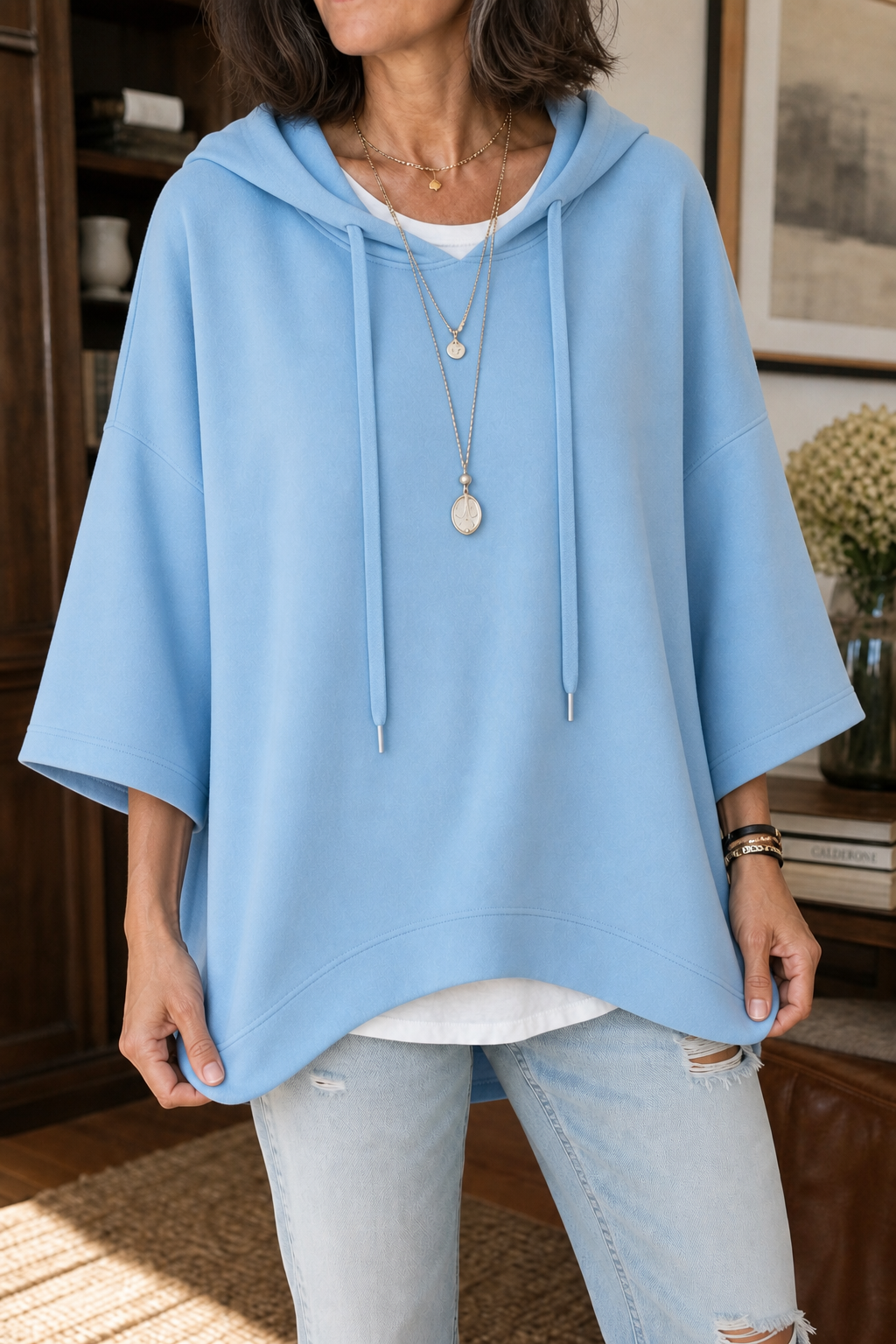 Ludivina | Sudadera Oversize de Manga Amplia