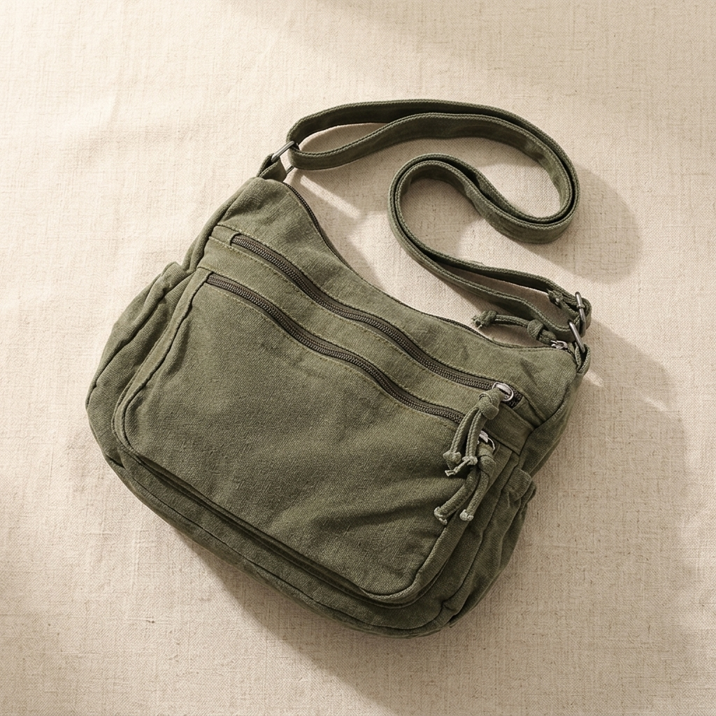 Emerenciana | Bolso Saco de Lona Lavada
