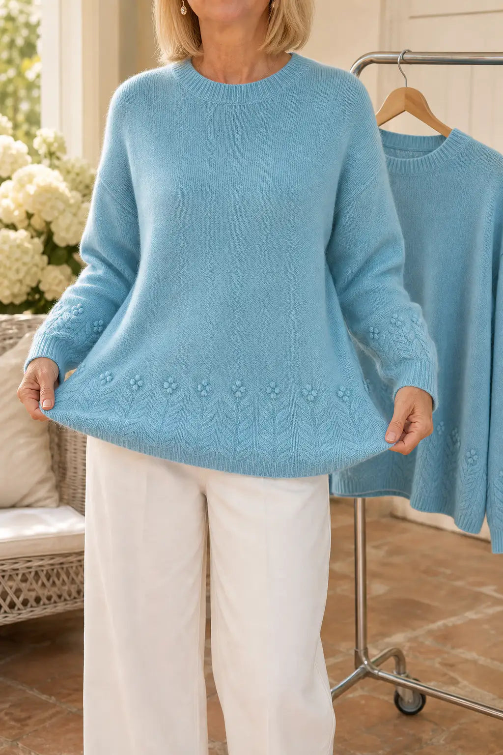 Candelaria | Jersey de Ochos con Cuello Redondo