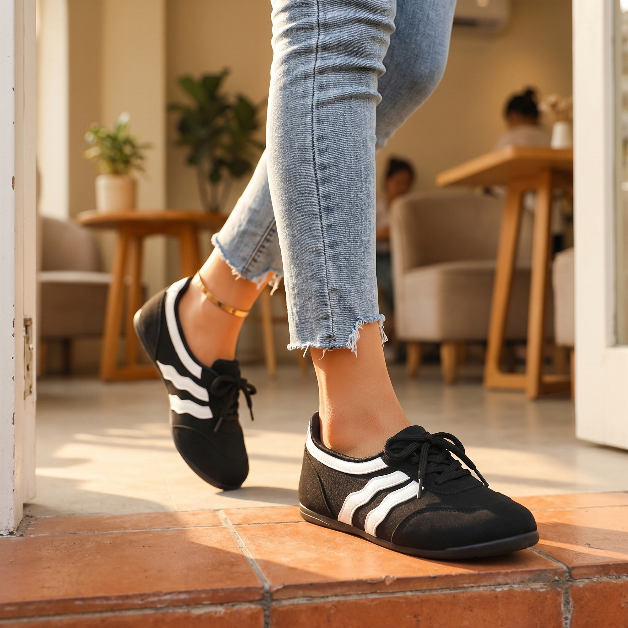 Cayetana | Zapatilla Retro sin Cordones