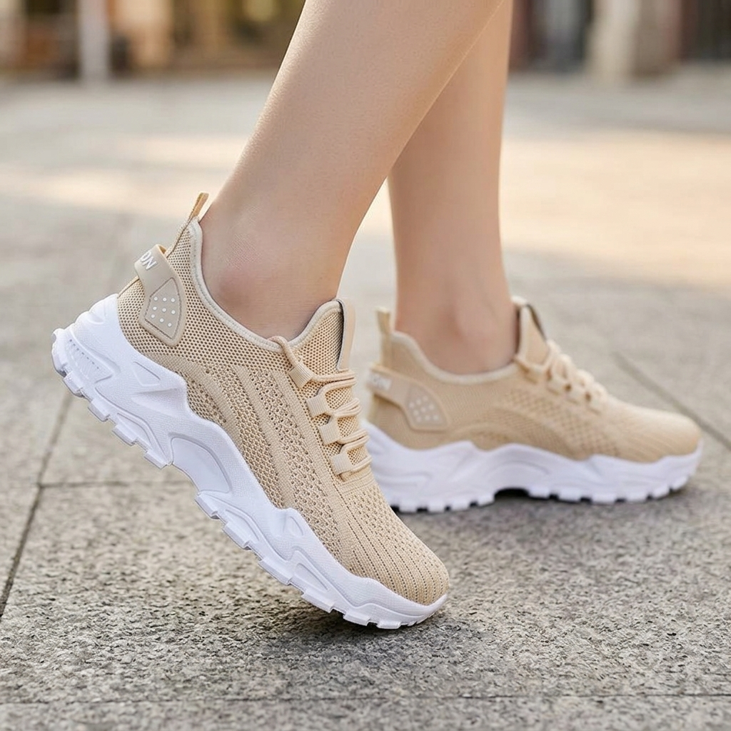 Agustina | Zapatilla de Punto Transpirable
