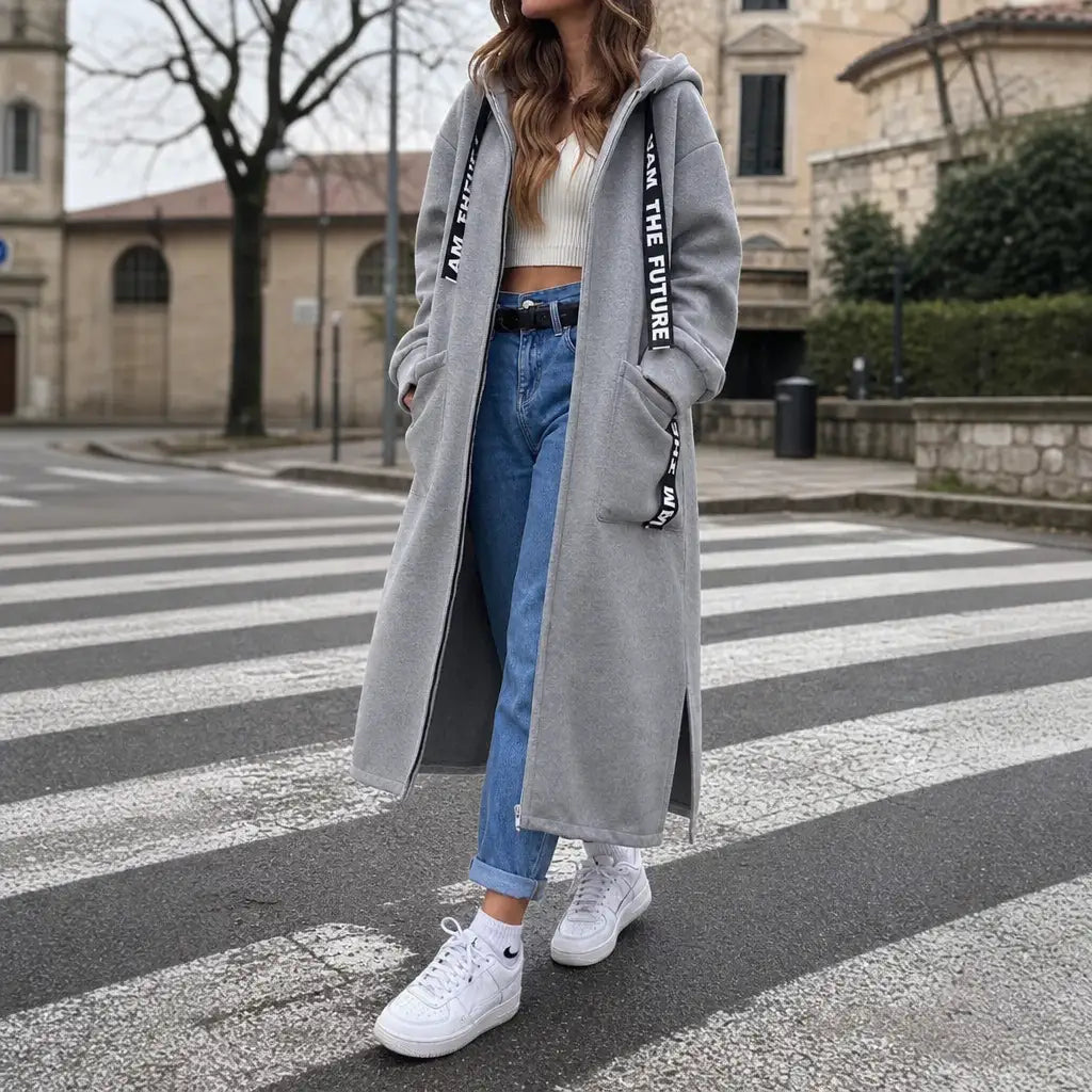 Amparo | Abrigo Sudadera Oversize con Capucha