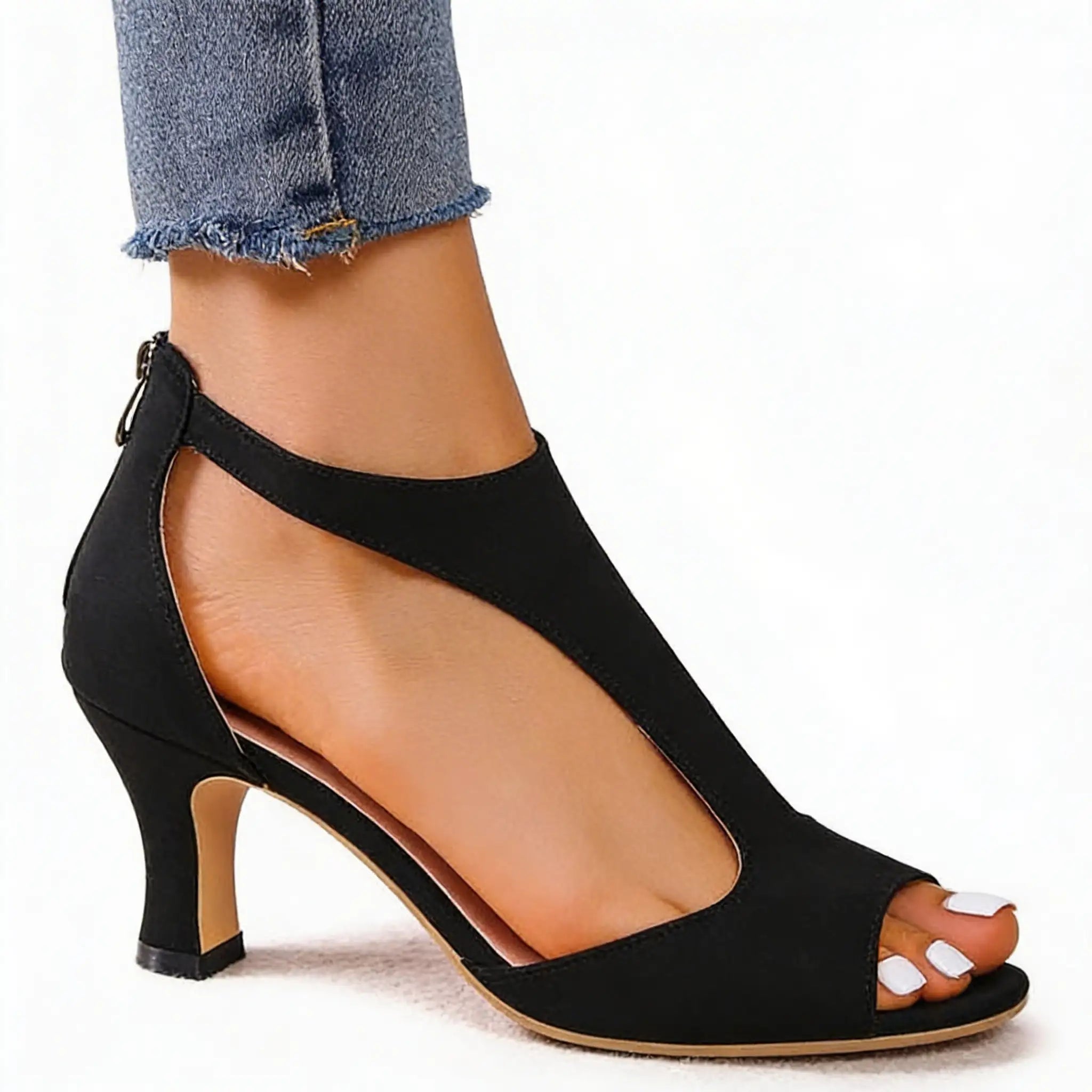 Milena | Sandalias cómodas con tacón cómodo