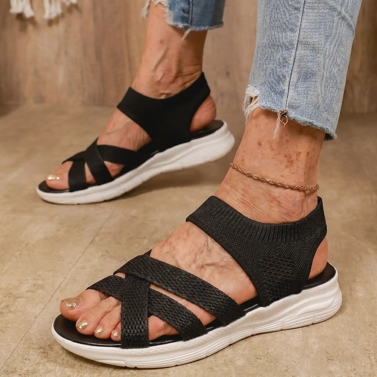 ErgoLina™ | Sandalias Ortopédicas de Confort