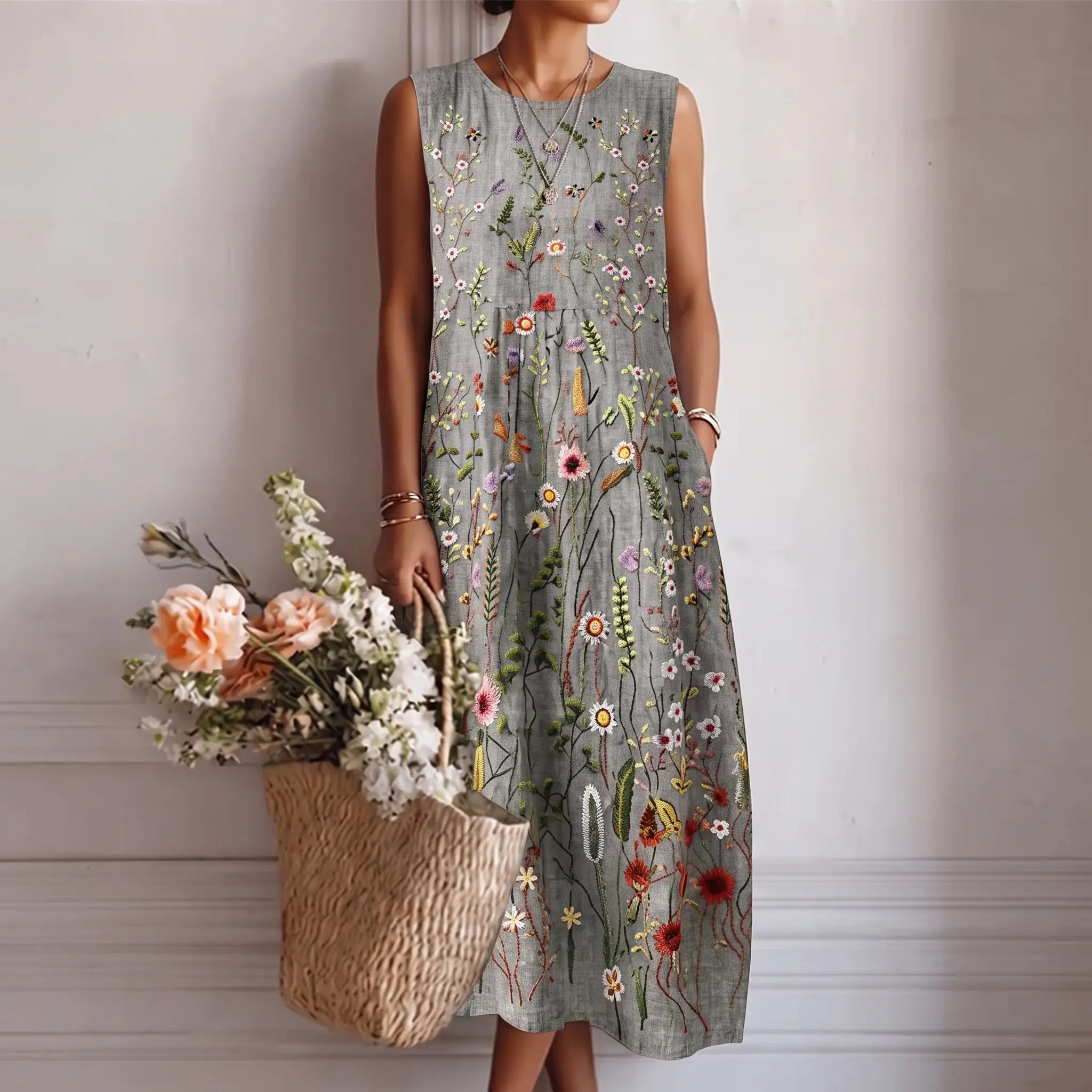 Asta™ | Vestido Midi de Uso Diario