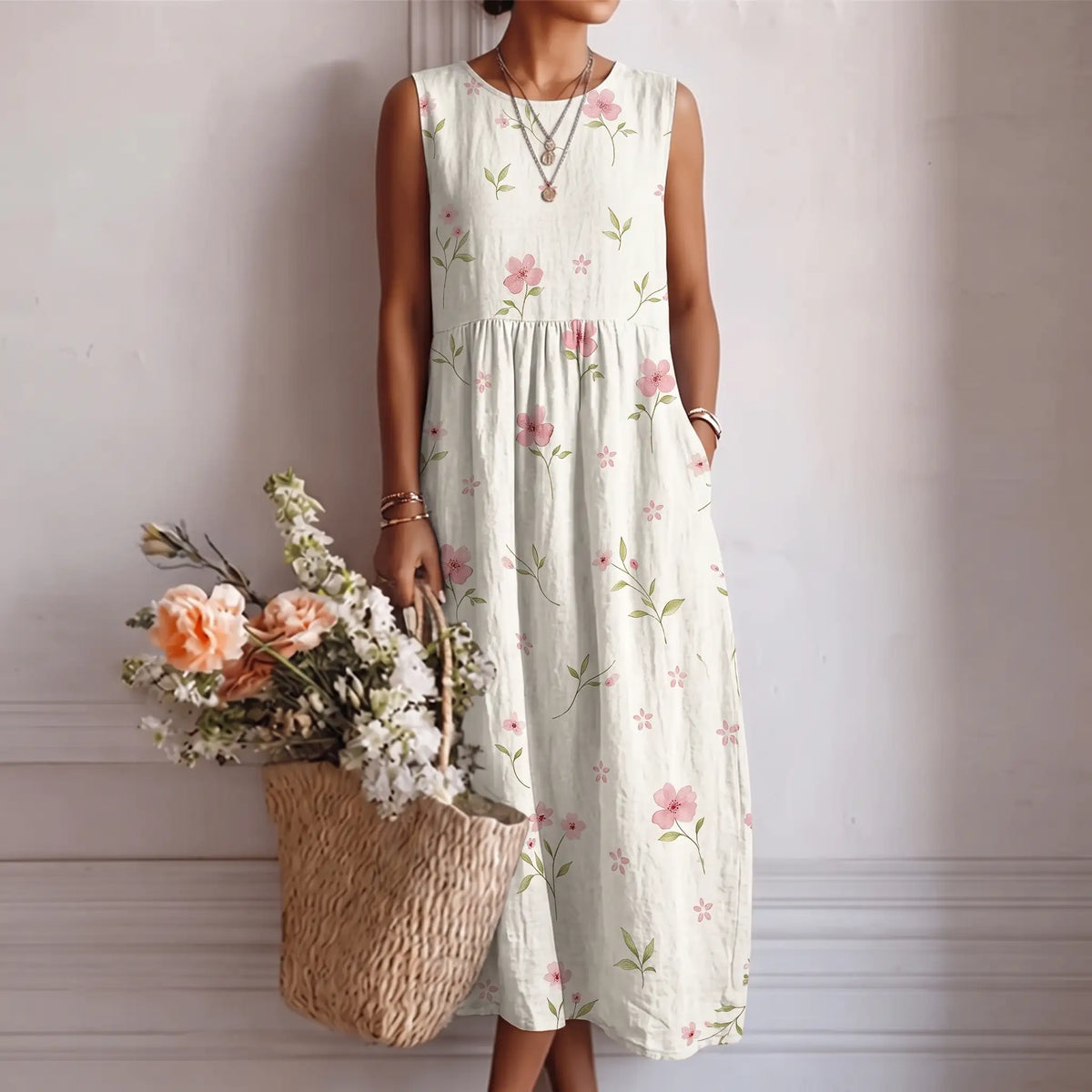Ellie™ | Vestido midi cotidiano