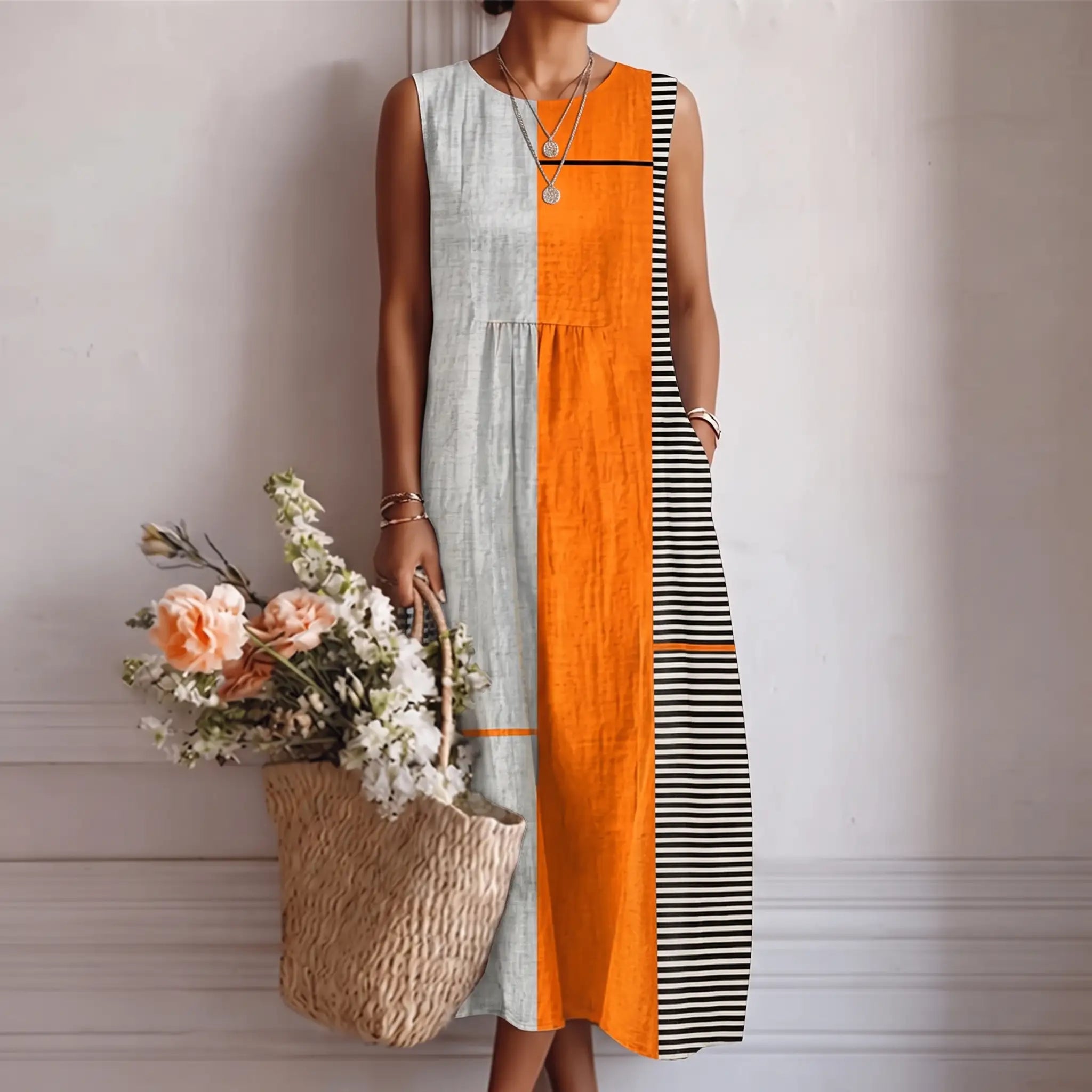Clara™ | Vestido Midi de Uso Diario