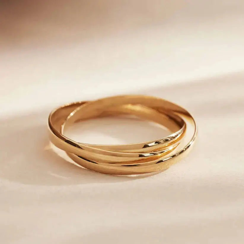Adriana | Anillo Dorado Ajustable