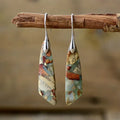 Idoia | Pendientes de Líneas Fluidas Dorados