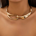 Rosario | Collar Dorado de Textura Atrevida