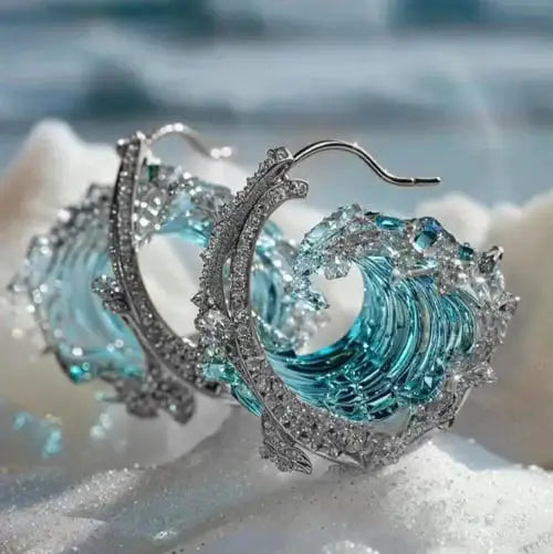 Ocean Wave™ | Pendientes Inspirados en el Mar