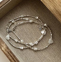 Set de pulseras vintage con cuentas — Rocío