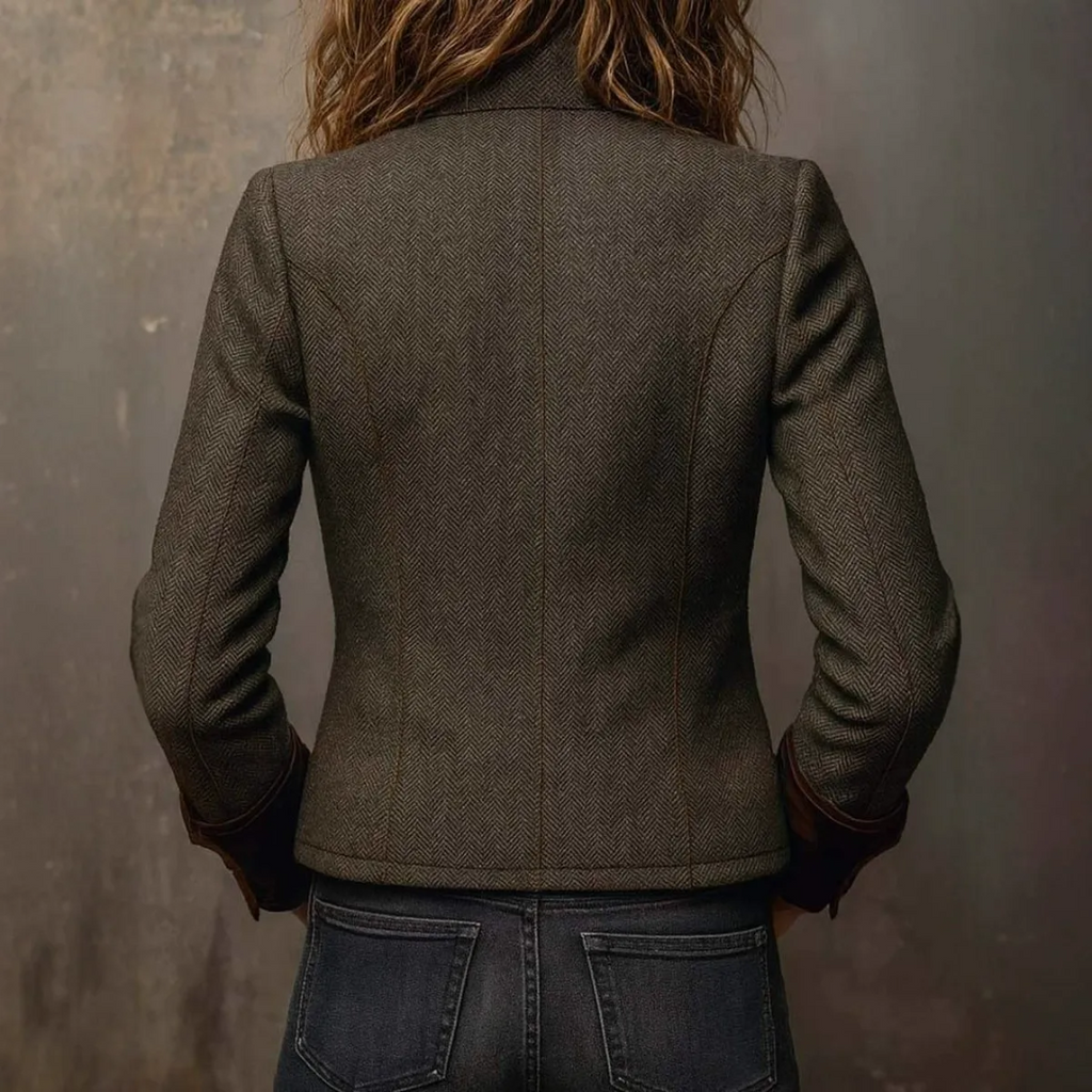 Yolanda | Chaqueta de Paño con Coderas