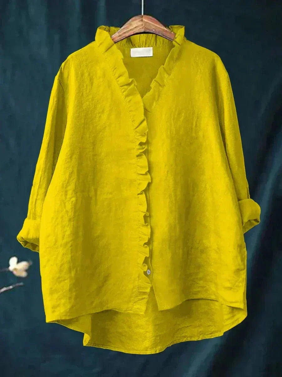 BLUSA DE LINO Y ALGODÓN