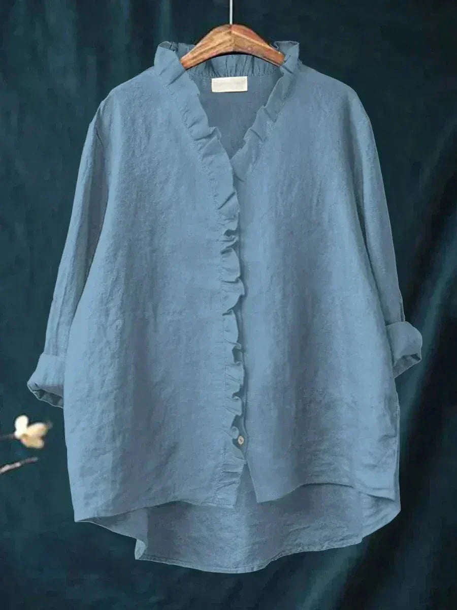 BLUSA DE LINO Y ALGODÓN