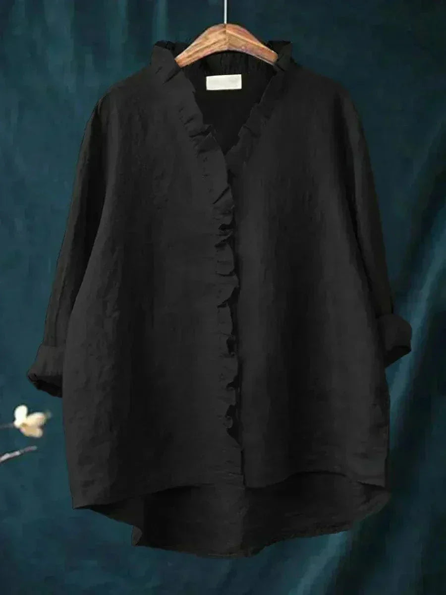 BLUSA DE LINO Y ALGODÓN