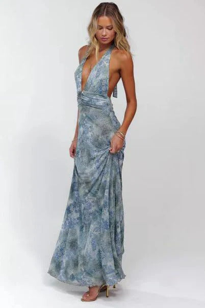 Vestido Maxi · Escote en V