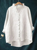 BLUSA DE LINO Y ALGODÓN