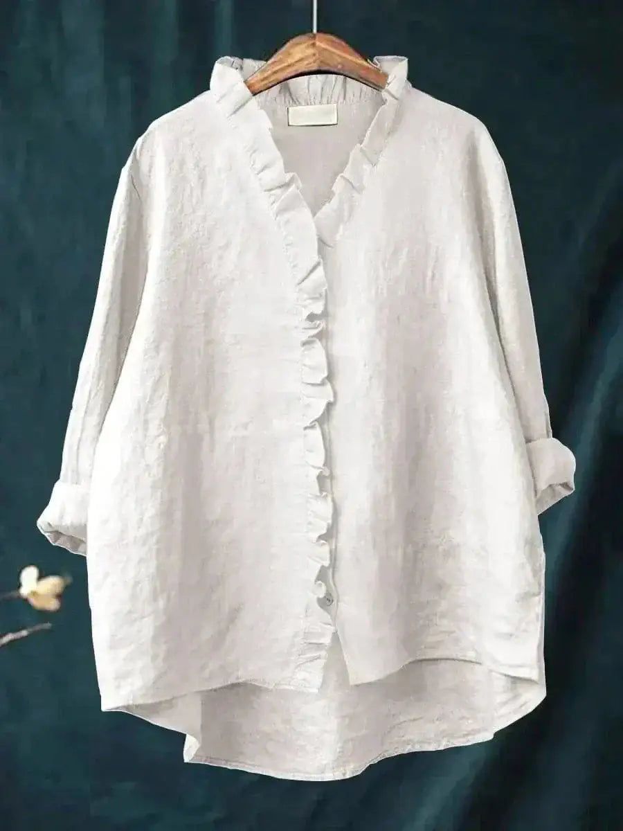 Haizea | Blusa de Lino y Algodón Ligera