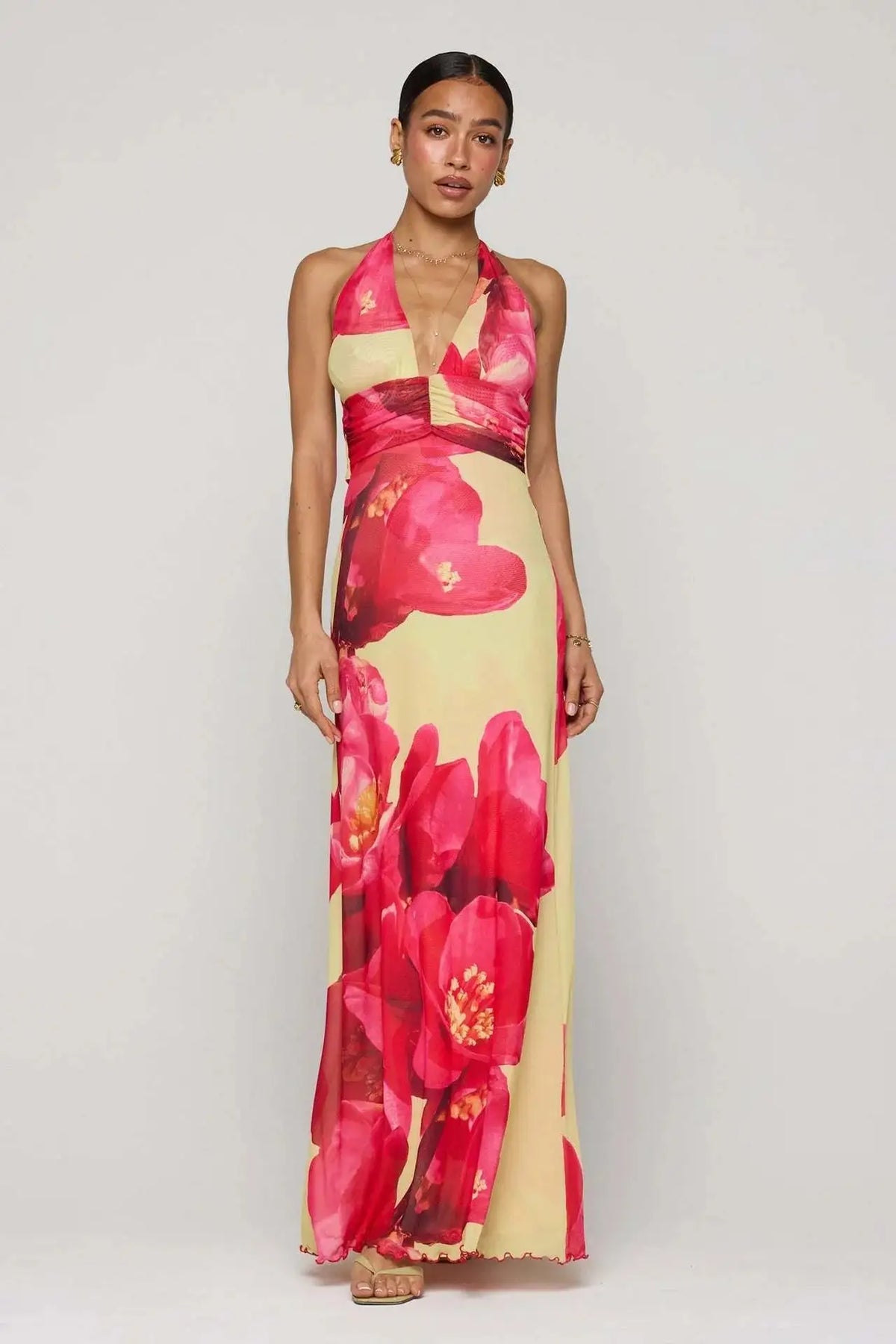Anouk | Vestido Maxi · Escote en V