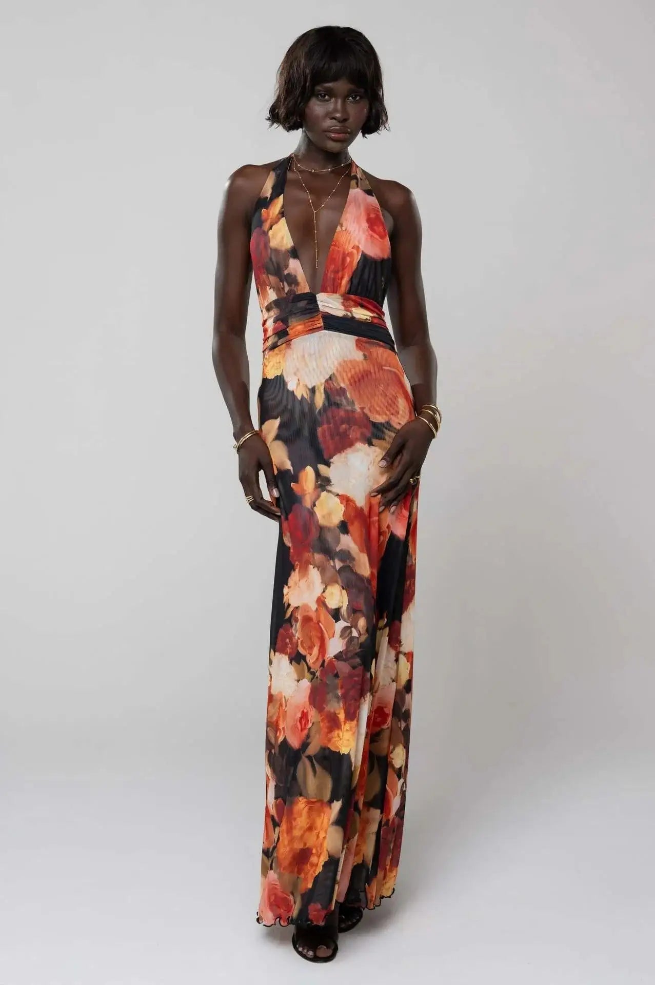 Anouk | Vestido Maxi · Escote en V