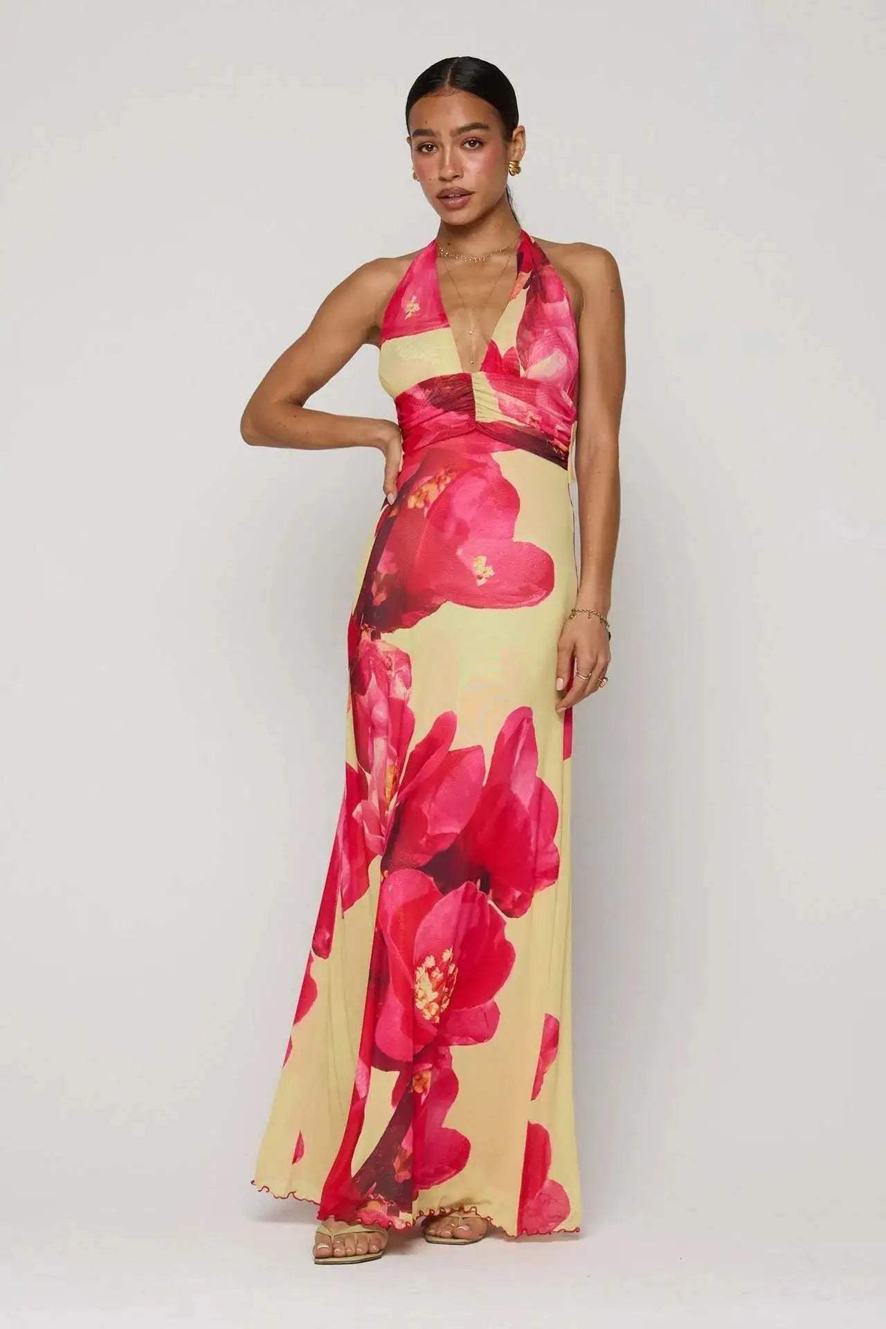 Anouk | Vestido Maxi · Escote en V