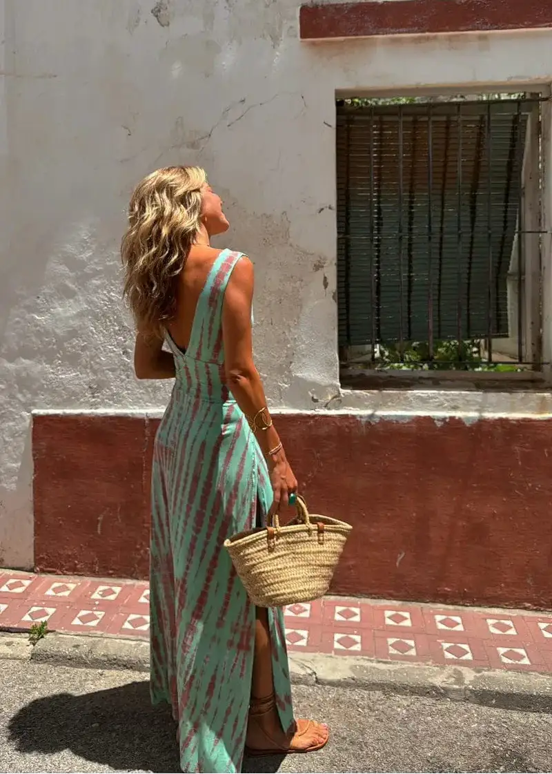 IBIZA | Vestido con estampado tie-dye