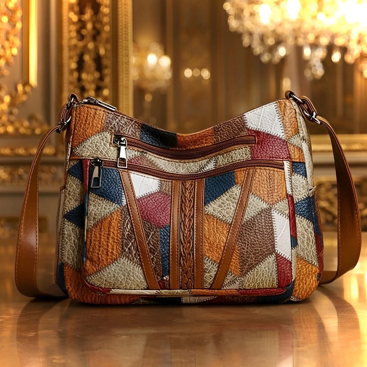 Aurora™ | Bolso de Mano con Mosaico Artesanal