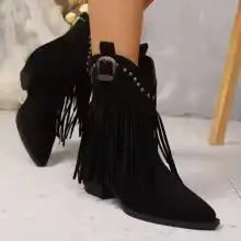 Mia | Botas Chelsea con Flecos