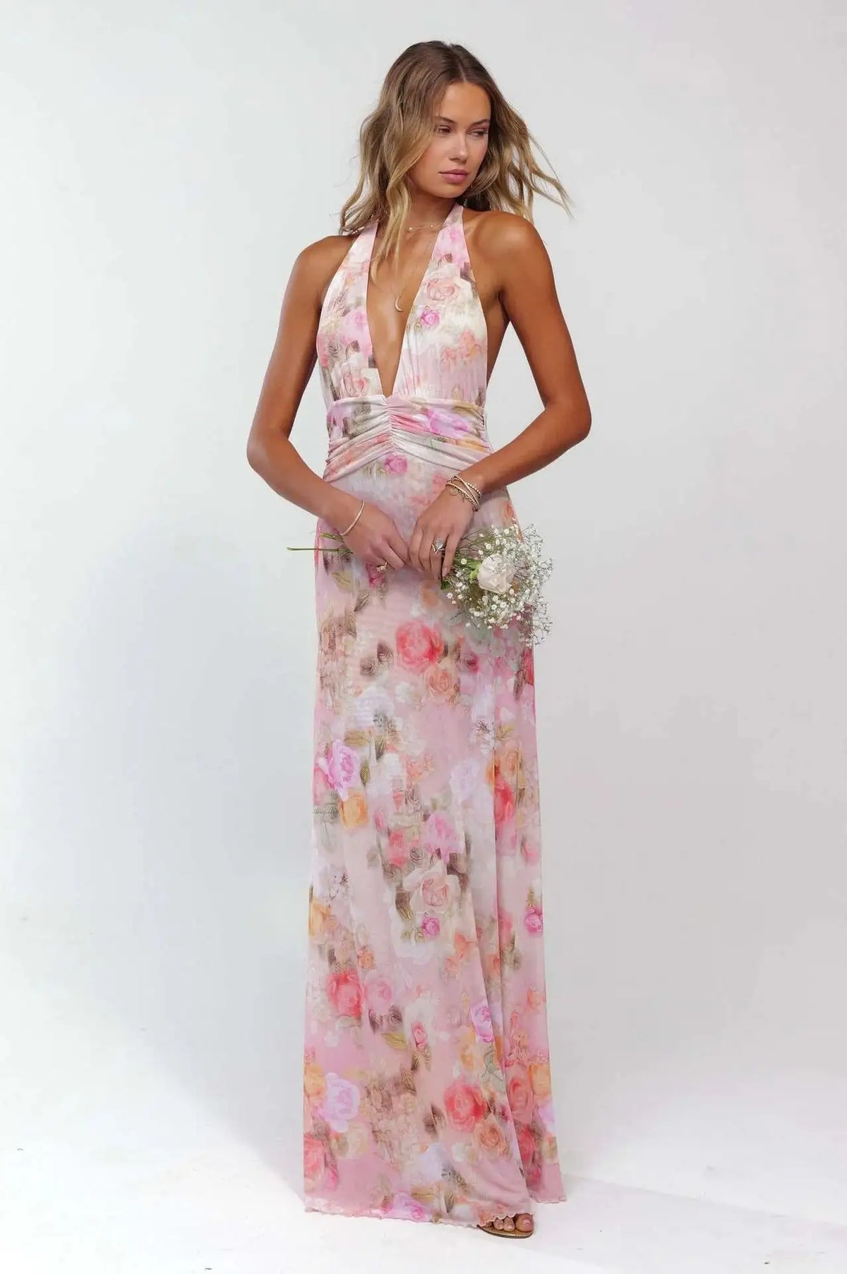Anouk | Vestido Maxi · Escote en V