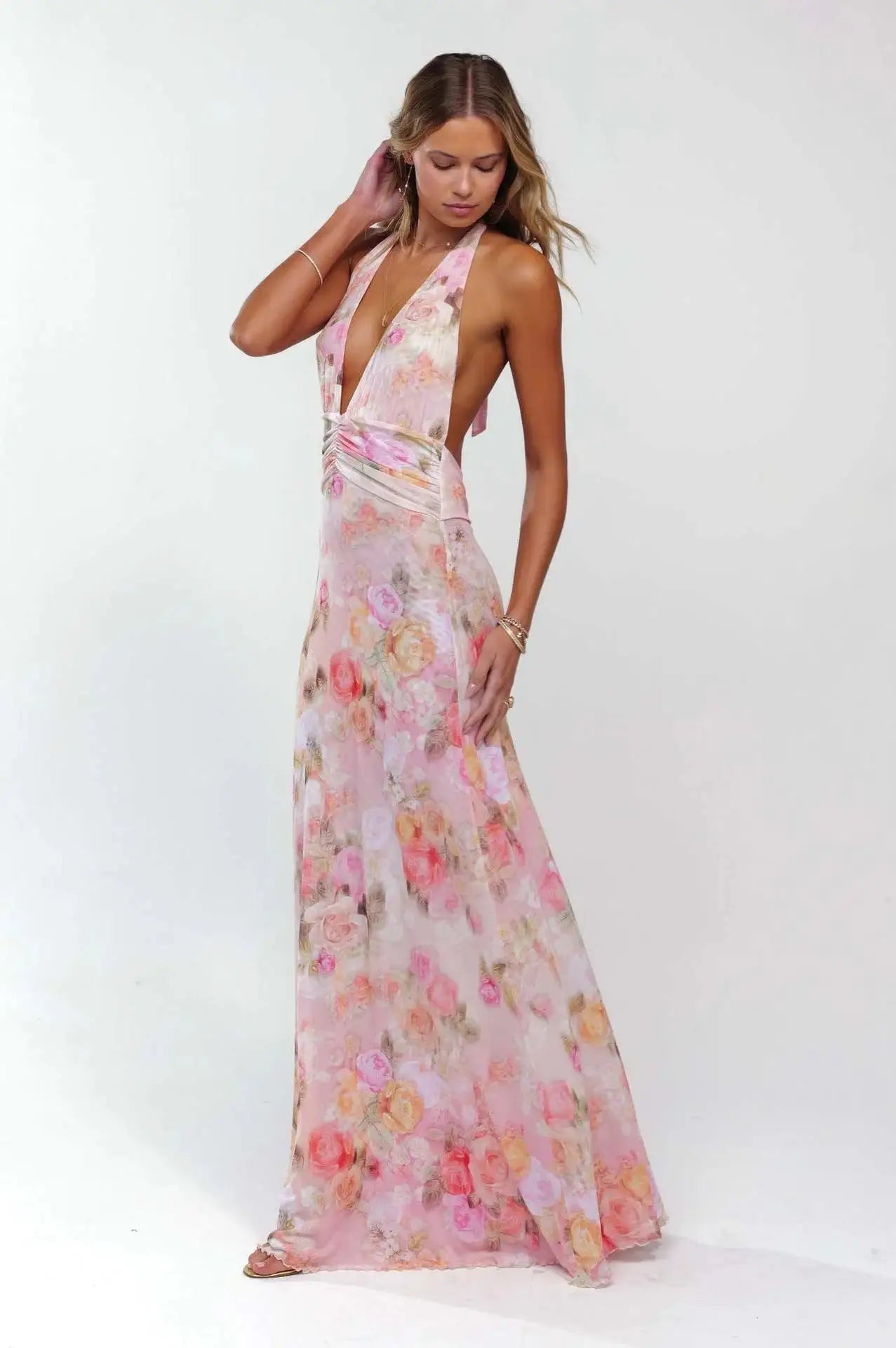 Anouk | Vestido Maxi · Escote en V