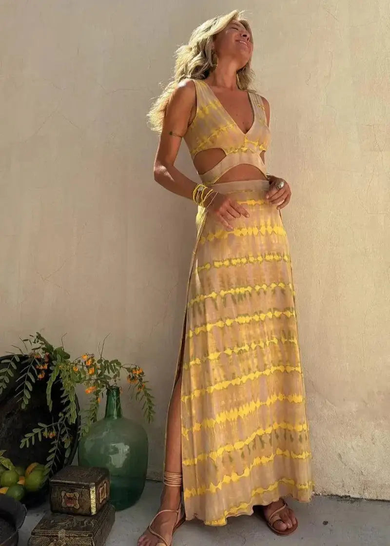IBIZA | Vestido con estampado tie-dye