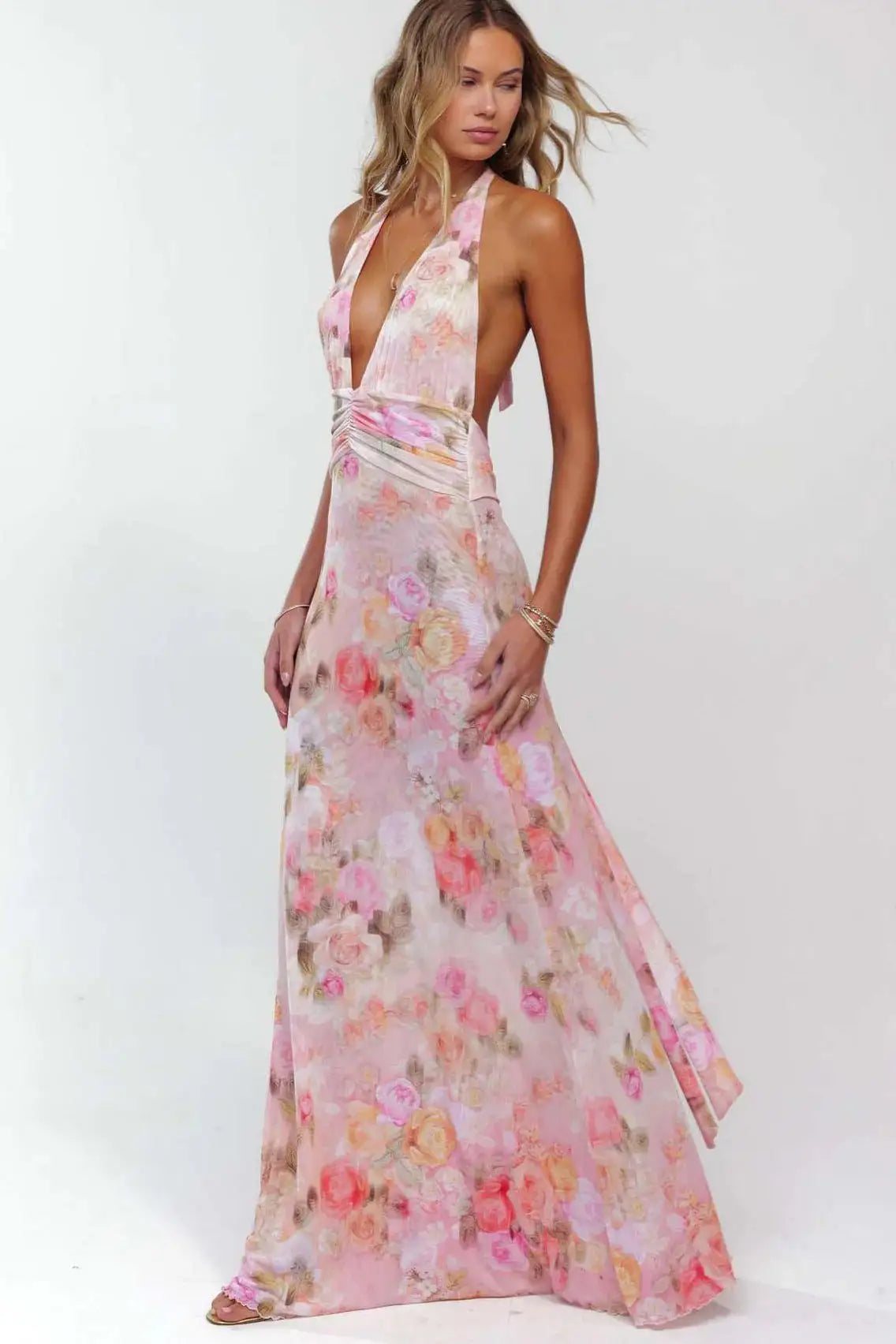 Anouk | Vestido Maxi · Escote en V