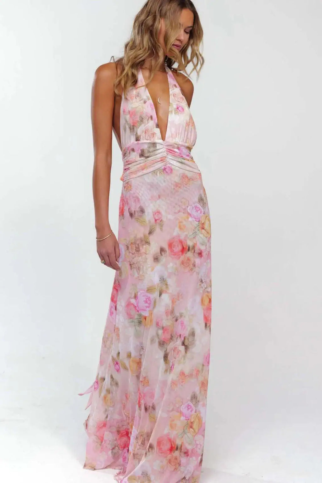 Anouk | Vestido Maxi · Escote en V