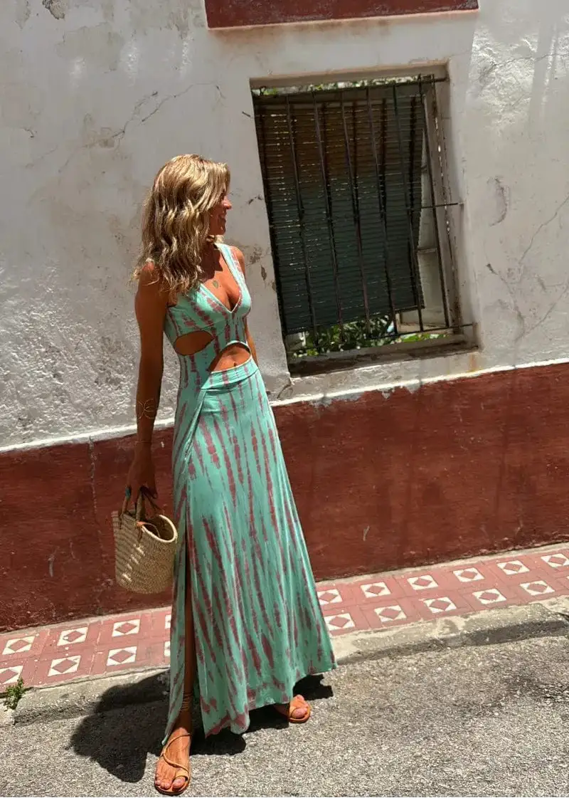 IBIZA | Vestido con estampado tie-dye